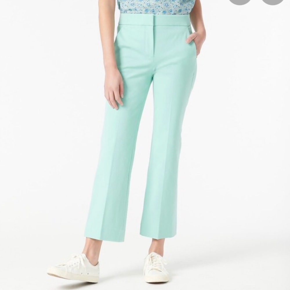 NWOT JCrew Hayden kick crop pants